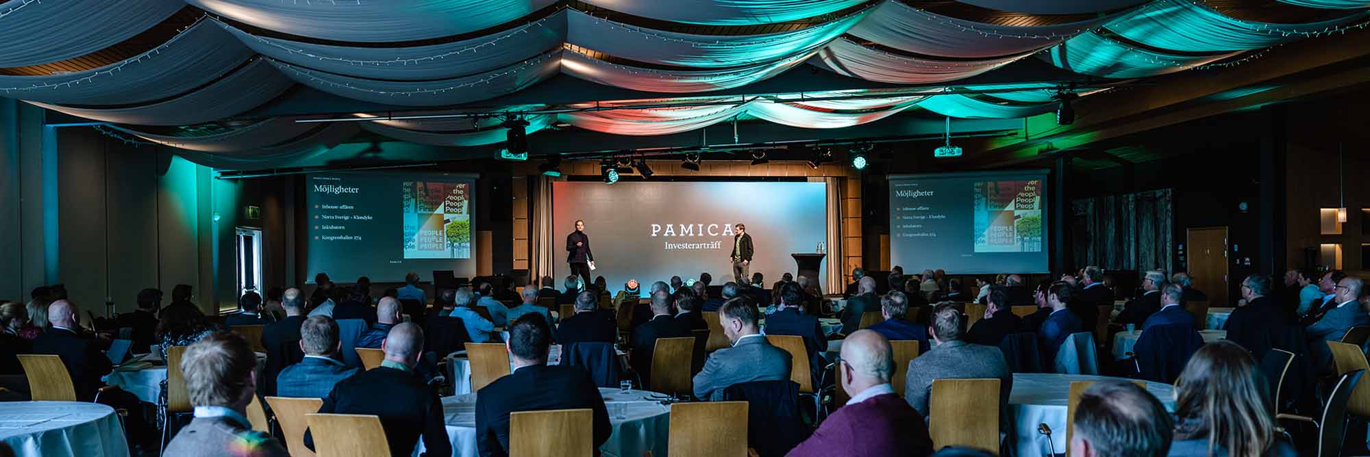 Pålitlig teknikleverantör vid konferens är Audio Lights Group